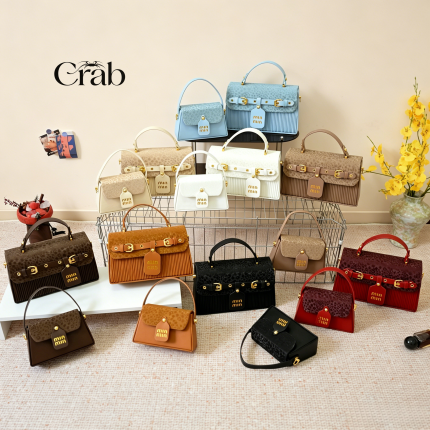 Miu Style Leopard Top Handle Bag Y014