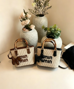 Minmin bamboo_handled ladies handbag A8005