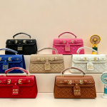 Minmin embroidery ladies cross bag with box and hand fan A-V669