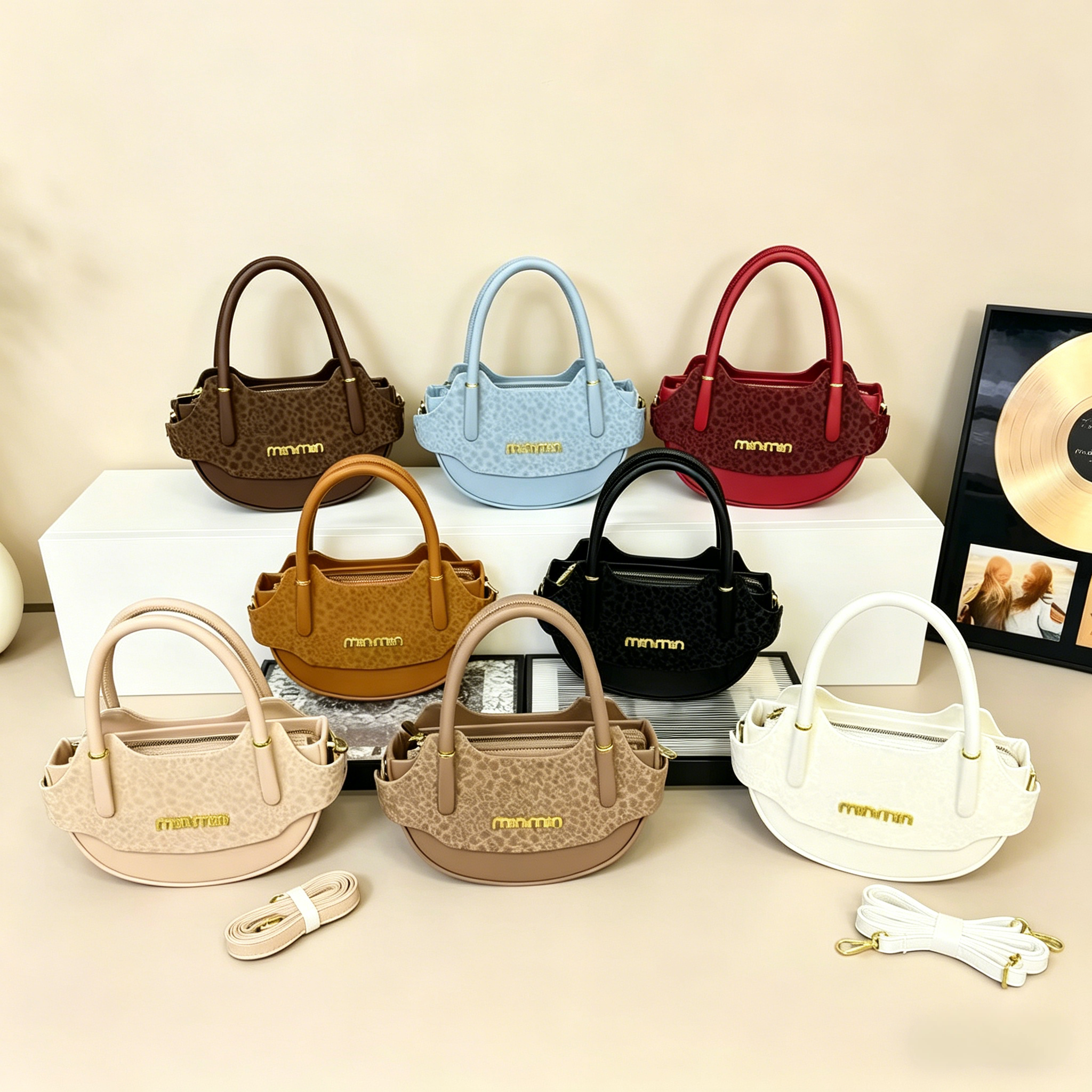 C-V1128# Trendy Casual Leopard Print Shoulder Handbag Bag C-V1128 - Image 1