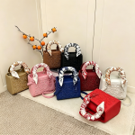 Love Embroidery ladies handbag with scarf M2054