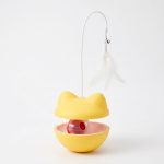 Cat figurine with feather and cat teasing stick - pet product - Image 2