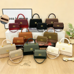Striped patchwork woman's handbag 2 in 1 X-V1010