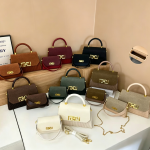 Striped patchwork woman's handbag 2 in 1 X-V1019