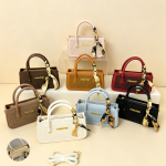 Leopard print ladies cross bag minmin with scarf V1354