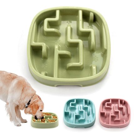 Pet Healthy Eating Anti-Choking Slow Feeder Dog Bowl