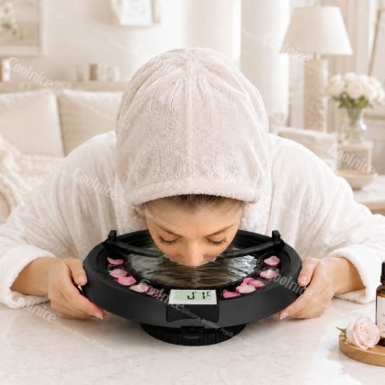Ice Face Bath Bowl with Breathing Tube & Thermometer
