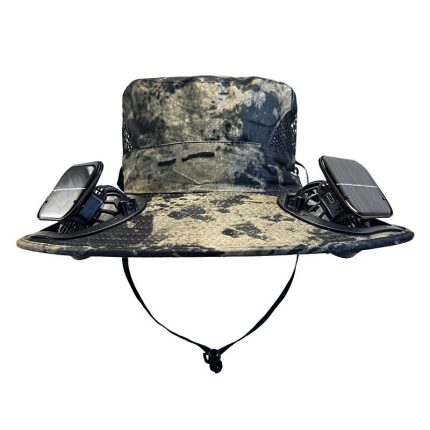 New Solar-Powered Waterproof Breathable Fan Hat for Cooling Outdoors