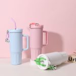 Large-capacity 40oz ice cup with handle, vacuum double-layer design - Image 6