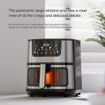 15L Oil-Free Square Household Air Fryer Large Capacity Multifunctional Circulating Heating Electric Customizable Cook - Image 2