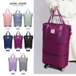 Large-capacity dry-wet separation double-layer expandable travel bag - Image 2
