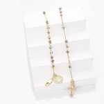 Tricolor 18k Gold Plated Women Religious Christian Cross - Image 4