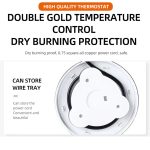110V 220V Blue Light Glass Water Boiler 2L - Image 5