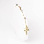 Tricolor 18k Gold Plated Women Religious Christian Cross - Image 5