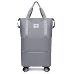 Large-capacity dry-wet separation double-layer expandable travel bag - Image 8