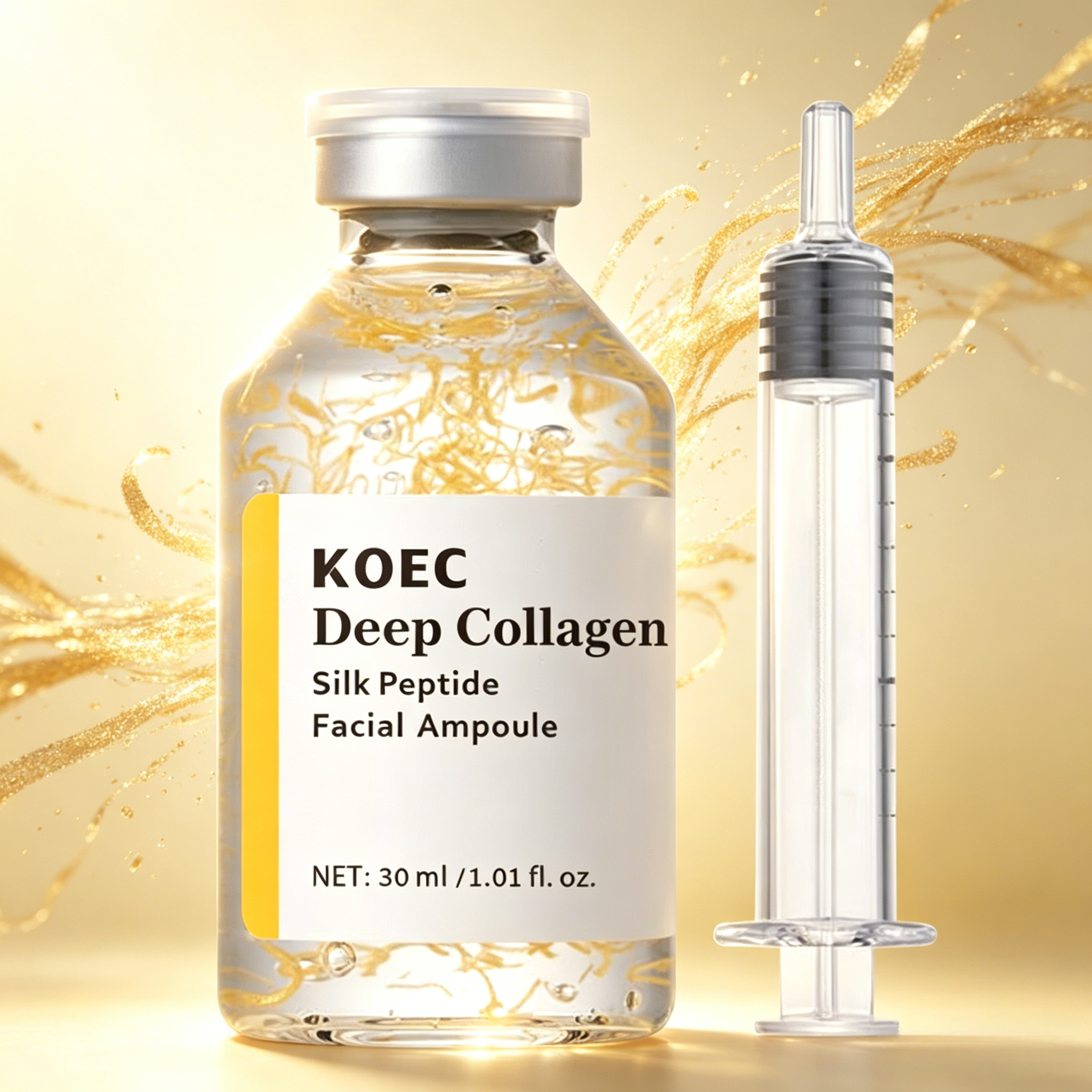 更换产品背景 Deep Collagen Silk Peptide Facial Ampoule - Image 1