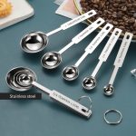 Stainless steel measuring spoon set - tableware for household use - Image 2