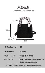 Love Embroidery ladies handbag with scarf M2054 - Image 6