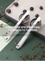 Stainless steel measuring spoon set - tableware for household use - Image 3