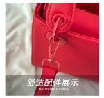 Love Embroidery ladies handbag with scarf M2054 - Image 5