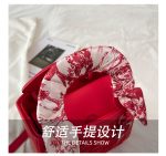 Love Embroidery ladies handbag with scarf M2054 - Image 3