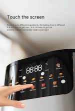 15L Oil-Free Square Household Air Fryer Large Capacity Multifunctional Circulating Heating Electric Customizable Cook - Image 4