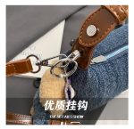 Jeans handbag with teddy  women's model new for 2026 - Image 8