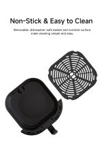 15L Oil-Free Square Household Air Fryer Large Capacity Multifunctional Circulating Heating Electric Customizable Cook - Image 8