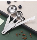 Stainless steel measuring spoon set - tableware for household use - Image 4