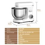 5L intelligent dough mixer, egg mixer, noodle mixer - Image 5