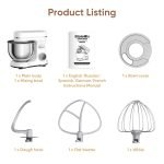 5L intelligent dough mixer, egg mixer, noodle mixer - Image 7