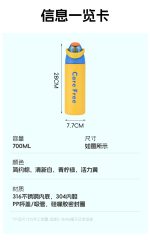 New model sports water cup - double drinking straw cup exterior - Image 6
