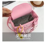 Heavy embroidery mini bag 12 cm with scarf A8568 - Image 5