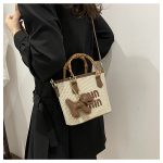 Minmin bamboo_handled ladies handbag A8005 - Image 2