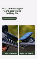 New Solar-Powered Waterproof Breathable Fan Hat for Cooling Outdoors - Image 7