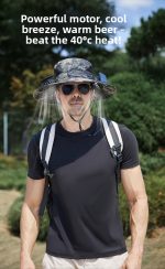 New Solar-Powered Waterproof Breathable Fan Hat for Cooling Outdoors - Image 3