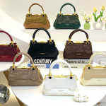 Woman fashion bag iron handle 9166