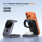 Hot Sale Q I2.2 25W Wireless Charger Portable Foldable Charger Station with Magnetic Fast Charging for Phone 17 16 Devices Watch - Image 2