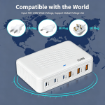 100W US Standard 3C3A PD Fast Charging Desktop Charger USB-A/USB-C Ports Multi-port Charging Plug - Image 3