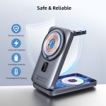 Hot Sale Q I2.2 25W Wireless Charger Portable Foldable Charger Station with Magnetic Fast Charging for Phone 17 16 Devices Watch - Image 4