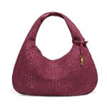 Handmade Braided Pu Soft Leather Frosted Material Braided Bag - Image 3
