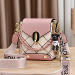 Simple small square bag, mini crossbody bag