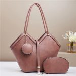 Tote bag large capacity handbag set of three pieces - Image 4