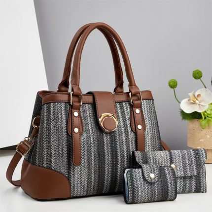 3 in1 set of woman bags with large capacity