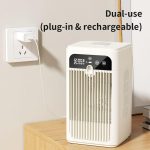 Desktop Air Cooler, Smart Timing Mini Fan, Quiet Portable Cooling Fan