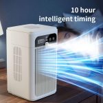 Desktop Air Cooler, Smart Timing Mini Fan, Quiet Portable Cooling Fan - Image 2