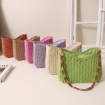Chain-woven bag - Beach style women's bag