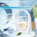 2026 New Arrivals 1200Mah Usb Portable Neck Fan Rechargeable Mini Charging Fan