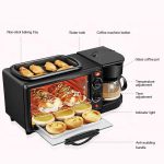 Automatic multi-functional oven, breakfast machine and microwave oven in one unit