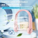 2026 New Arrivals 1200Mah Usb Portable Neck Fan Rechargeable Mini Charging Fan - Image 2